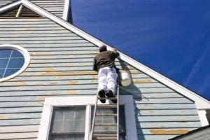 Contractor Painting House