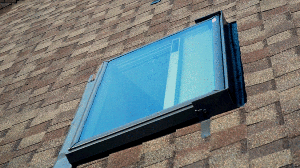 skylight installation solar blinds