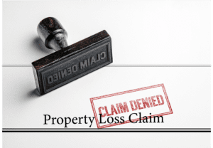 Property Claim Denied