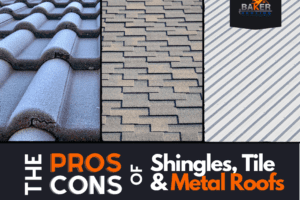 Pros and cons of shingles, tile and metal roofs