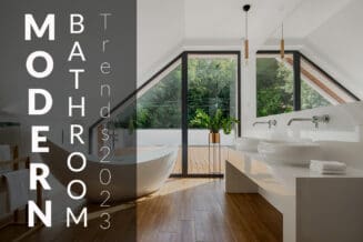 Modern Bathroom Trends 2023 Baker Roofing and Construction blog for homeowners