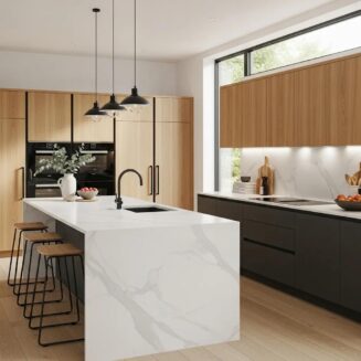 Modern kitchen design showcasing functionality and aesthetics